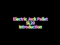 Elektrische pallettruck met hoge hefkracht, zware belasting, nominale tractie, gewicht 2 ton