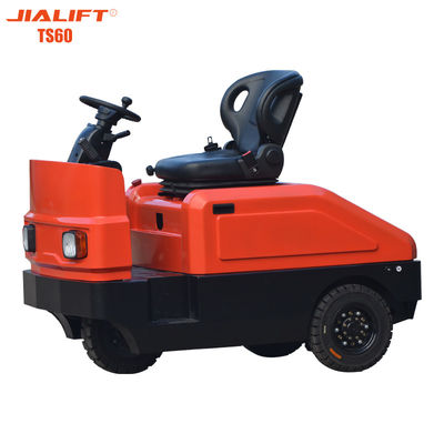 kwaliteit  6000kg Electric Tow Tractor Motors Seated Electric Baggage Tug  5500N fabriek