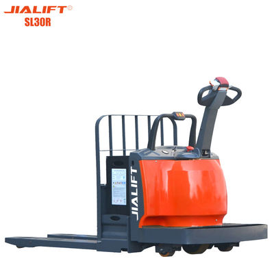 kwaliteit  3 Ton Stand-On Electric Pallet Truck Rated Traction Lift Height 233mm fabriek