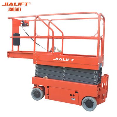 kwaliteit  Scissor Self Propelled Work Platform Arial Work Platform 7.8m 230kg Jialift fabriek